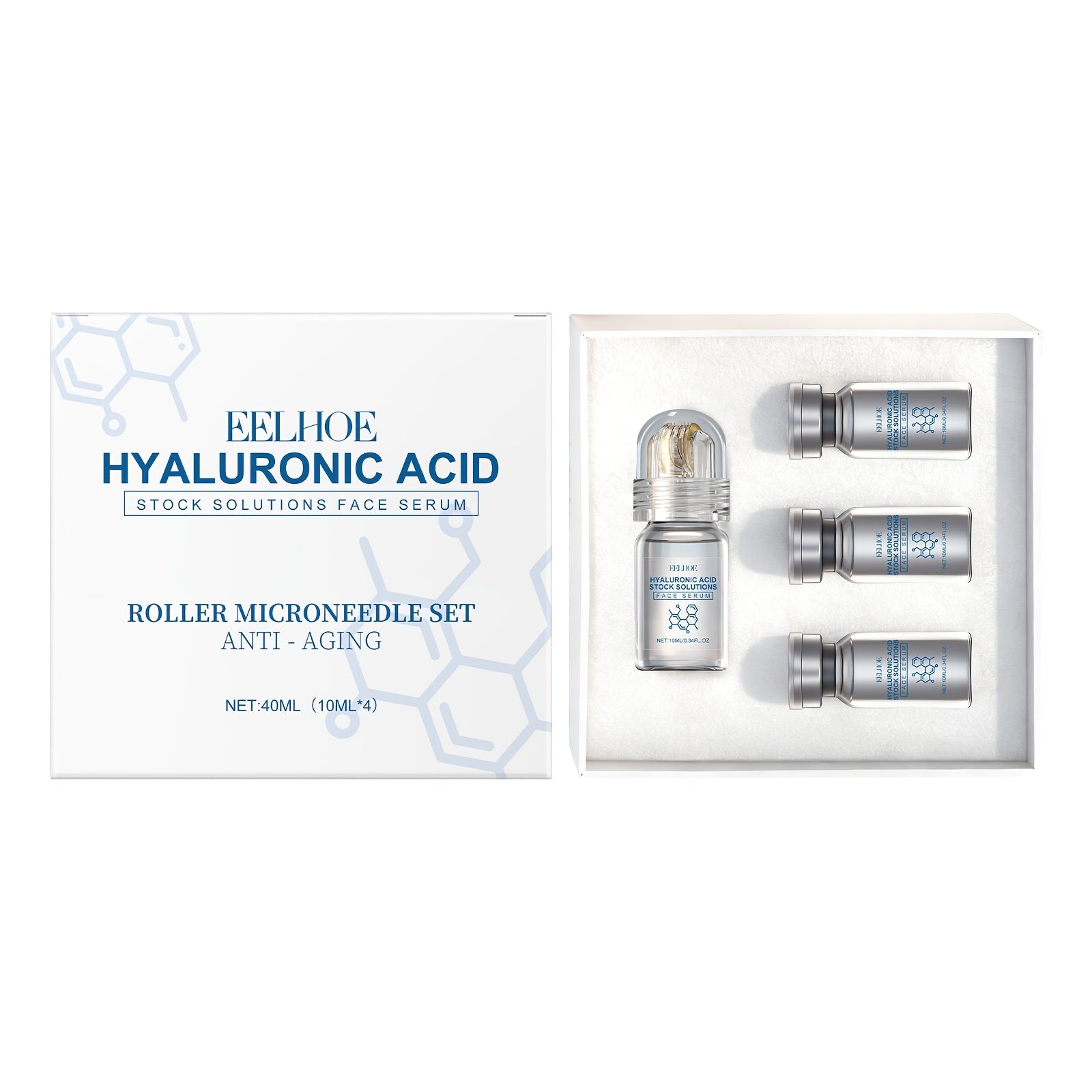 Brightening & Firming Niacinamide Roller Set – 4 Serums Included