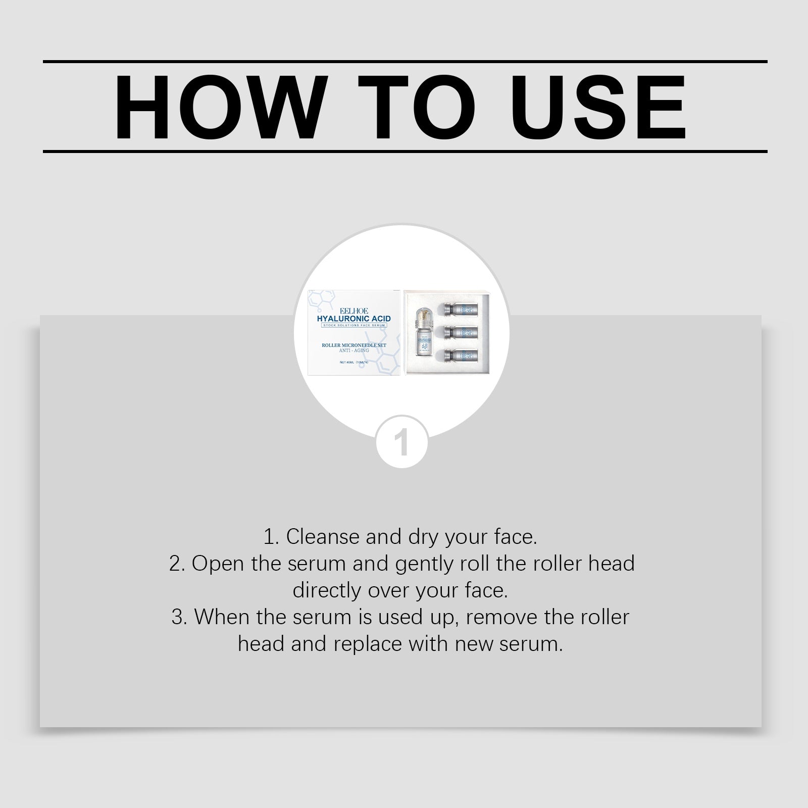 Brightening & Firming Niacinamide Roller Set – 4 Serums Included