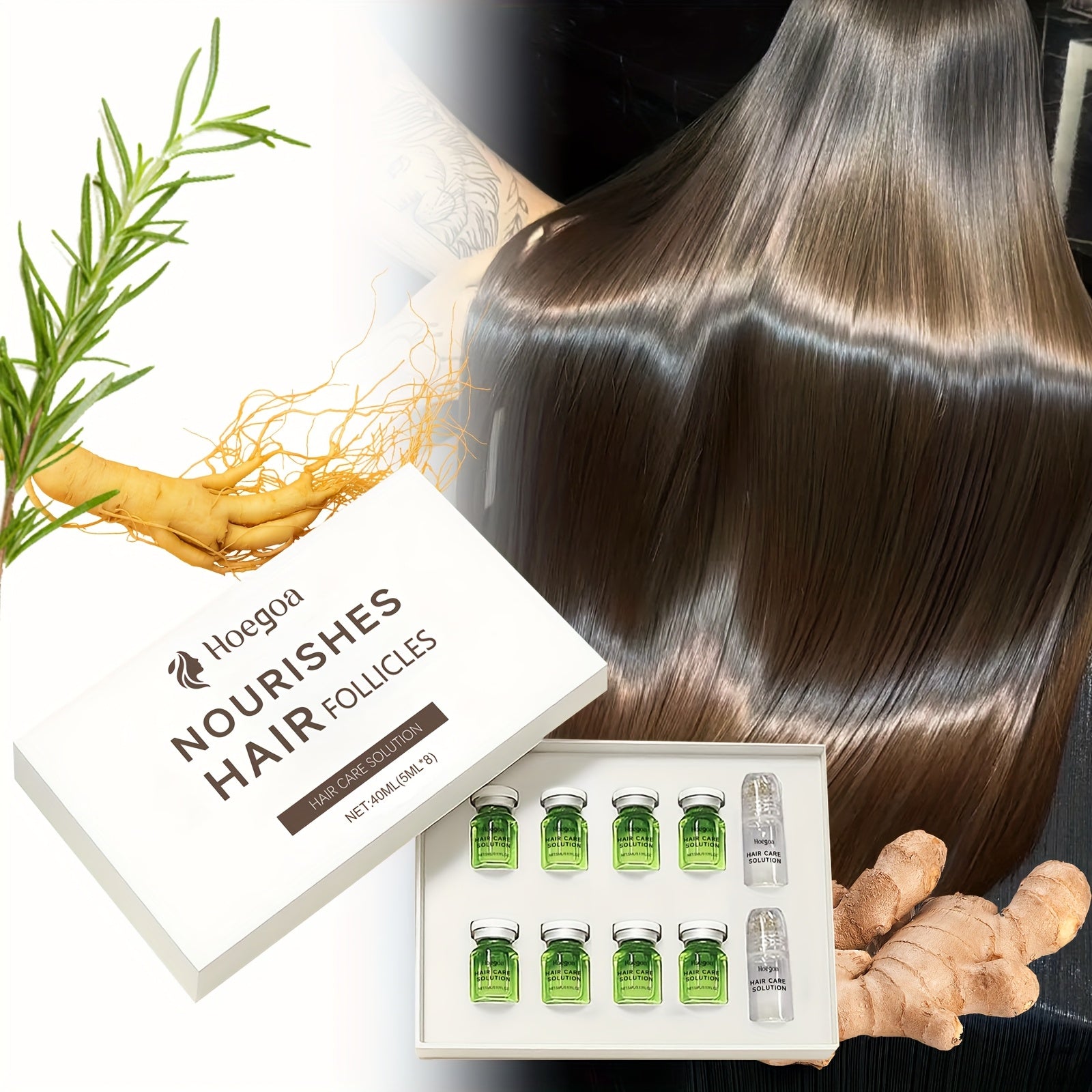 Nourishing Ginseng Hair Serum – Softness & Shine for All Hair Types